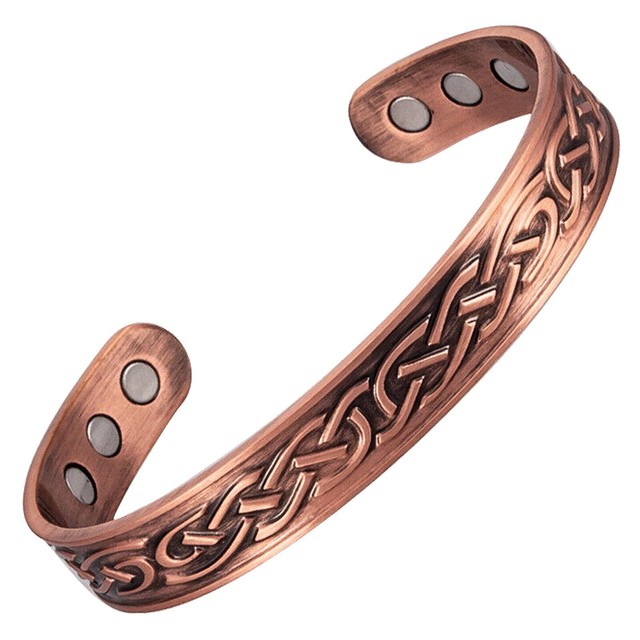Magnetic Bracelet Men Copper Wristband for Arthritis Relief Joint Pain Healing ~ Magnetic Bracelet Men Copper Wristband for Arthritis Relief Joint Pain Healing ~