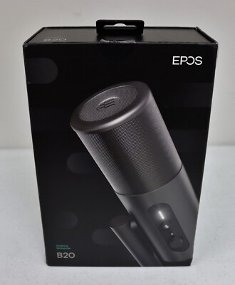 EPOS B20 Broadcast USB Streaming Mikrofon 1000417 Neu in OVP