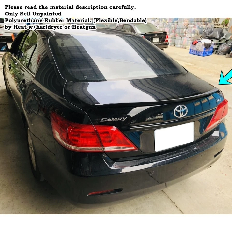Asa spoiler traseira tipo porta-malas Duckbill 284F compatível com 2007~2011 EUR Toyota CAMRY Sedan - Imagem 3 de 4