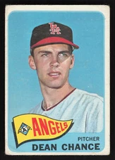 1965 Topps #140 Dean Chance Card TCCCX