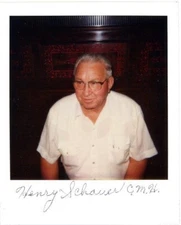 Henry Schaur- Signed Polaroid (MOH)
