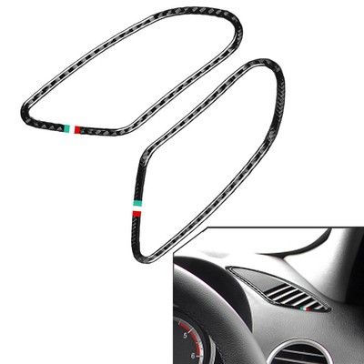 Black Side Vent Outlet Cover Trim for Alfa Romeo 159 Brera