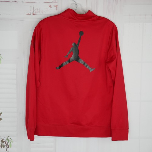 Air Jordan Jumpman Jacket XL Teen (13-15) Red Full Zip Long Sleeve Bascketball - Picture 2 of 10