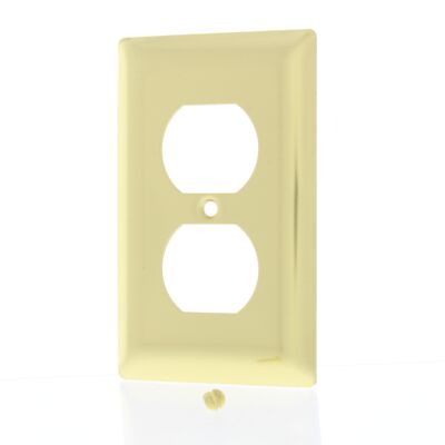 Pass & Seymour Polished Solid Brass Outlet Cover Receptacle Wallplate SB8-PBCC50