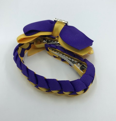 Purple and Yellow Gold School Hair Accessories - Picture 62 of 68