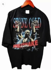 STONE COLD ON A SHAKA HEAVYWEIGHT GARMET DYED T SHIRT "MODERN"