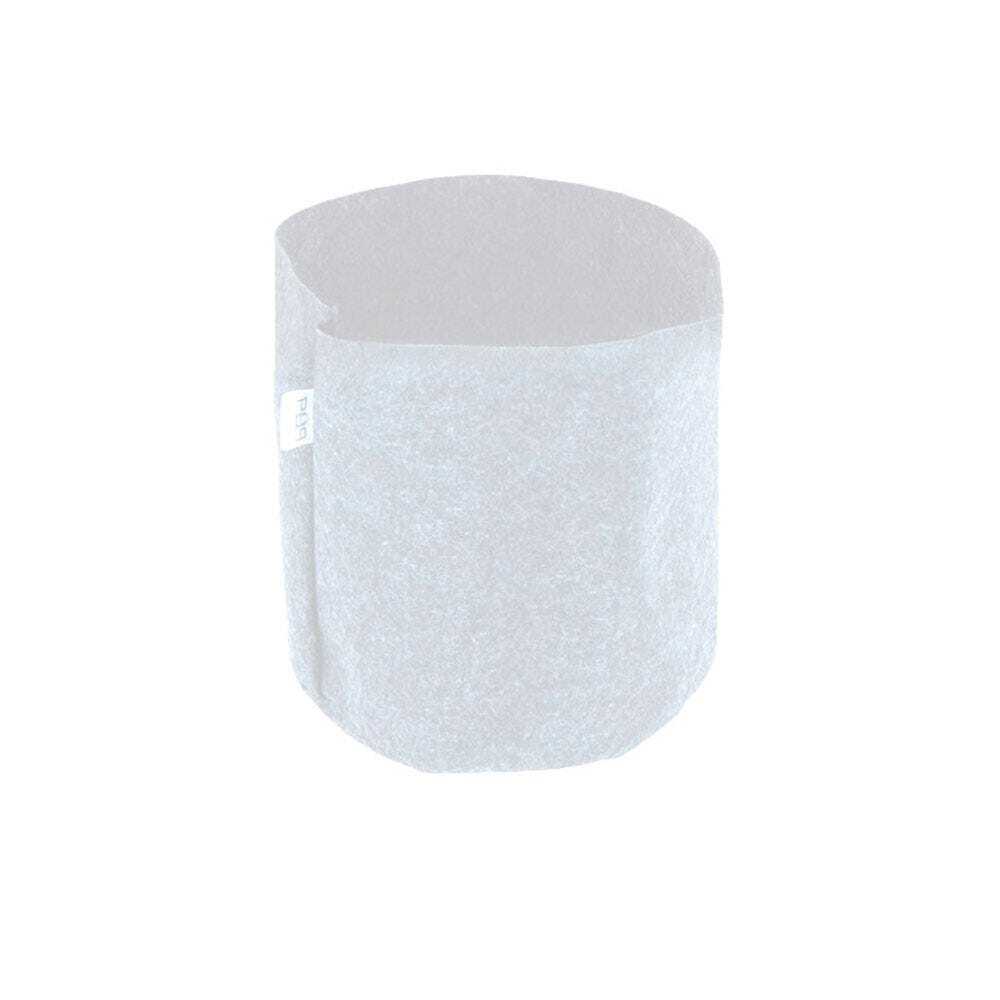 Bolsa / Maceta / Contenedor Geotextil para el Cultivo - Blanco (19L)
