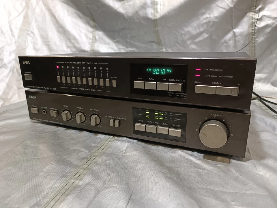 Saba Intergrated Stereo Radio AM/FM MI 280 Amplifier Verstärker MT280 - Bild 2 von 4