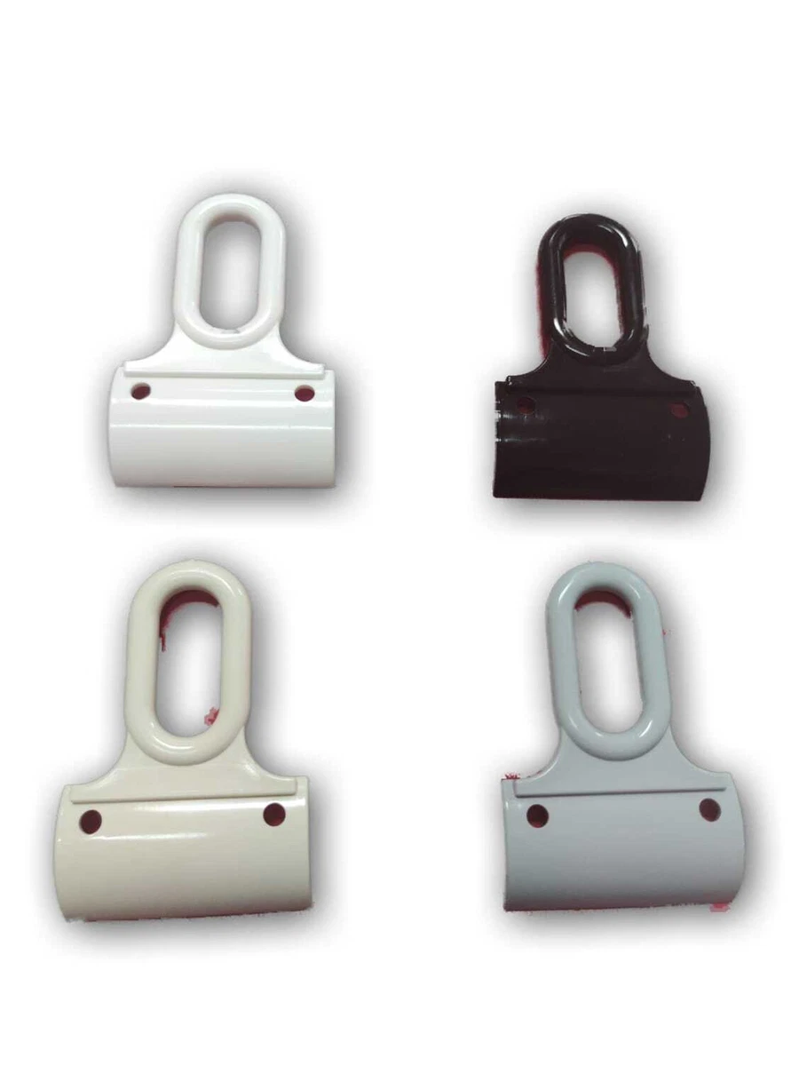 Occhiello per tenda, confezione da 32 anelli per occhielli per tenda con diametro interno 1-9/16 (40 mm), tende a bottone a pressione in scala nanometrica a basso rumore (argento chiaro