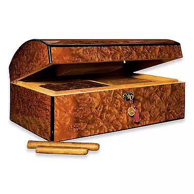 Daniel Marshall 10085 Limited Edition Treasure Chest 150-Cigar Humidor - Prec... - Picture 1 of 2