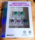 Alien-Themed Vivitar Mechanical Keyboard Caps Set Easy Setup
