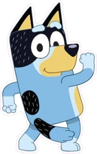 Bluey Dad Bandit Heeler Bumper Sticker Window Decal Multiple Sizes