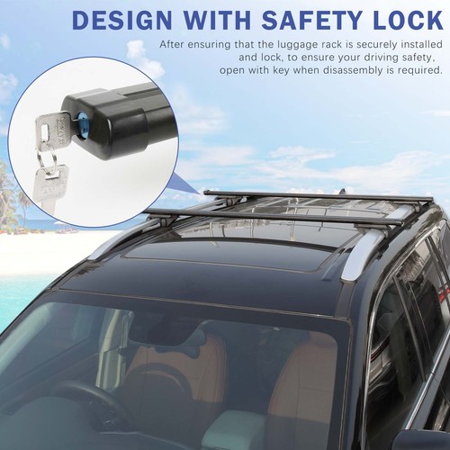 For Mitsubishi Pajero NS-NX LWB 135CM Roof Rack Cross Bar Cargo Bicycle Carrier - Picture 6 of 12