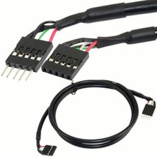 Internal 5Pin USB IDC Motherboard Header Adapter Male To Female Extension Cable