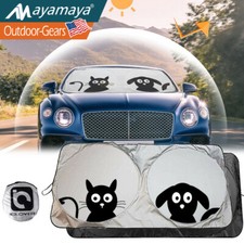 Large Car Windshield Sun Shade Foldable Suv Window Visor Uv Block Screen Cover