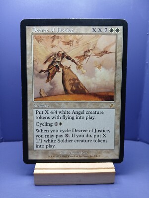 Decree of Justice - Scourge - Magic the Gathering MTG - Ungraded Lightly Played