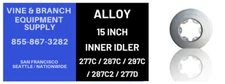 ALUMINUM 15 INCH INNER IDLER / CATERPILLAR / 277C / 287C / 297C / 287C2 / 277D 
