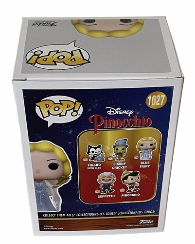Walt Disney Pinocchio Blue Fairy Chase Funko Pop Vinyl Figure 1027 & Protector - Picture 4 of 5