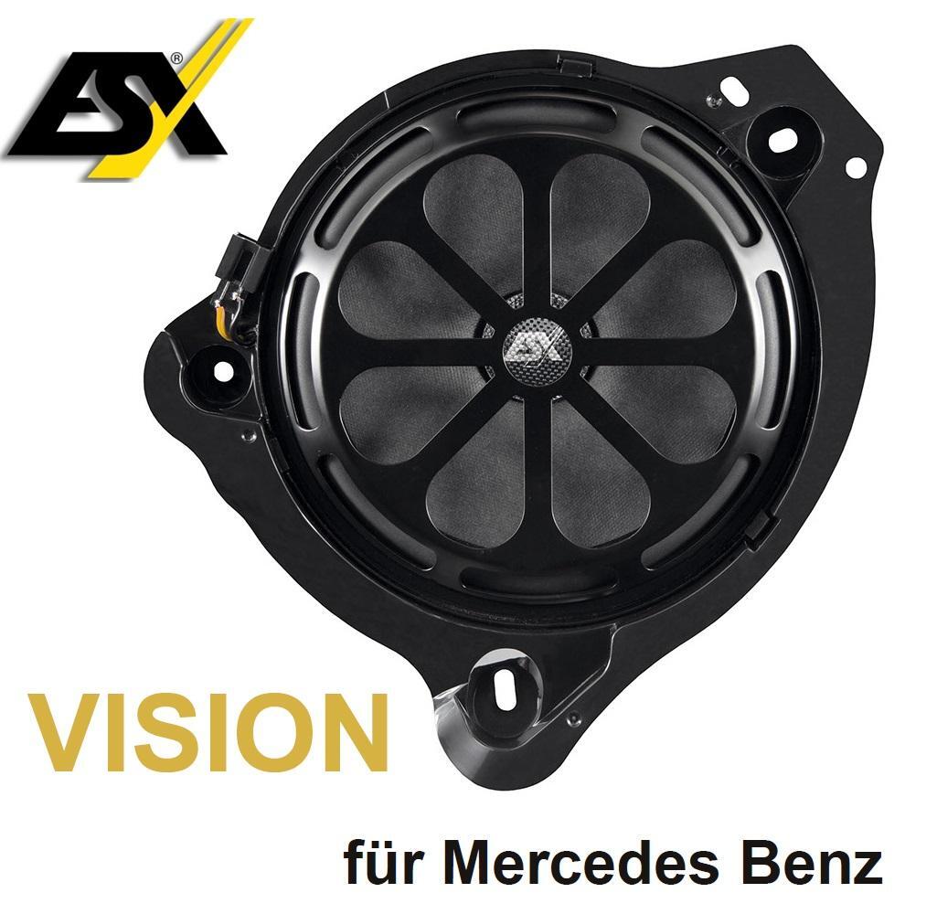 Esx VXM8WL 20 Cm (8\) Subwoofer Kompatibel Mit Mercedes Benz C C205 Coupe 2015->"-image