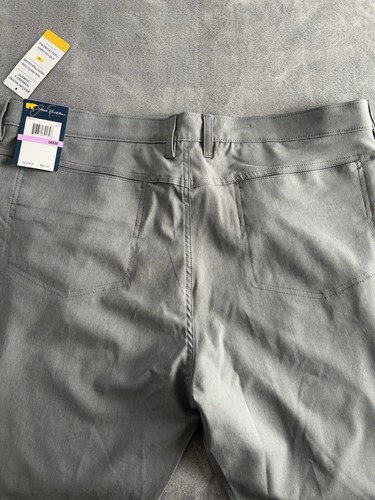 Pantaloni da golf Jack Nicklaus uomo grigi modern fit performance elasticizzati 38x30 nuovi - Foto 9 di 12