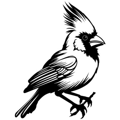Northern Cardinal Vinyl Decal Car Truck Tumbler Laptop Tablet Notebook Window