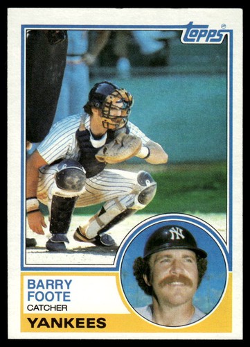 1983 Topps Barry Foote #697 card