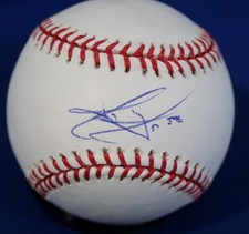 Autographed John Danks Rawlings Official Major League Baseball  w/COA