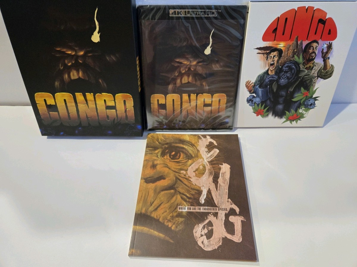 Congo 4K UHD Blu-ray Vinegar Syndrome Limited Edition Deluxe