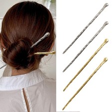 Snmzlc 4 Pcs Hair sticks for buns,French hair pins for women,Buns and Updos w...