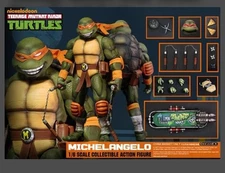 DreamEX Teenage Mutant Ninja Turtles Michelangelo 1/6 Scale Brand New!