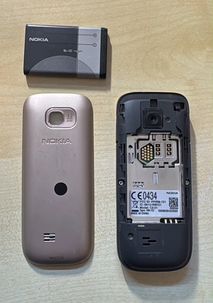 Nokia C2-01 RM 721 Geprüft Händler Garantie Volle Funktion Accu Neu Top Komplett