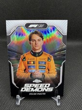 2025 Topps Chrome Formula 1 F1 Oscar Piastri Speed Demons Refractor Insert SD-4
