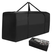 Christmas Tree Storage Bag, Fits Up to 12 Ft Artificial Trees, 68*30*20in Black
