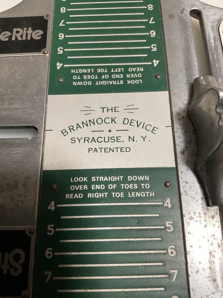 Vintage Brannock Device Foot Measurement Girls StrideRite Shoes | eBay