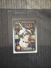 2024 Topps Series 1 #COTB-3 YORDAN ALVAREZ Companion Card Image Variation ASTROS