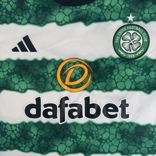 Rare Original Celtic 2023/2024 Home Football Shirt Mens XL