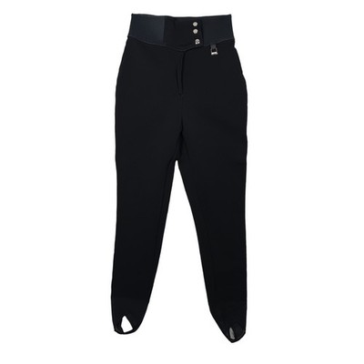 Tyrolia By Head Skiwear Womens Pants Size Small Black Flat Front Leg Stirrup