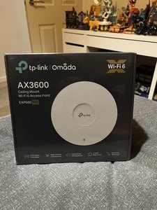 TP-Link EAP660HD EAP660 HD AX3600 WiFi 6 Point d'accès au plafond Omada 2.5G PoE