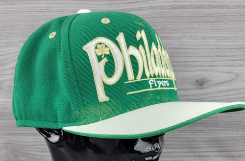 Vintage Philadelphia Flyers Cap/Hat Snap-Back Made by Reebok St. Patty's - Picture 3 of 12