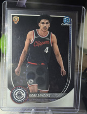 Topps 2026 Bowman Chrome Kobe Sanders Rookie Basketball Card