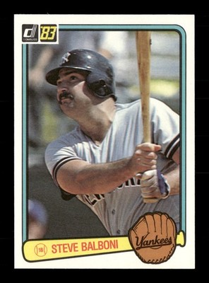 1983 Donruss #73 Steve Balboni New York Yankees