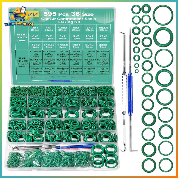 O-Ring-Kit 595 StüCk FüR Klimaanlage Und Wasserhahn Reparatur-image