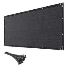 5ft x 50ft Black Privacy Screen Fence 90% Blockage Heavy Duty Fencing Mesh Shade