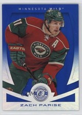 2013-14 Totally Certified Mirror Platinum Blue 5/10 Zach Parise #38 1p3