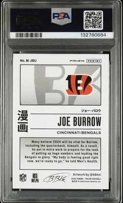 2024 Panini Prizm - Manga Horizontal Joe Burrow #M-JBU for sale