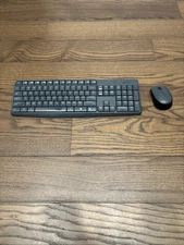 Logitech MK235 Wireless Combo K235 Keyboard & M220 Black PC Mouse w/ USB Adapter
