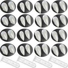 16 Pairs Vampire Teeth for Cosplay-4 Size Fake Fangs with 4 Tube Solid