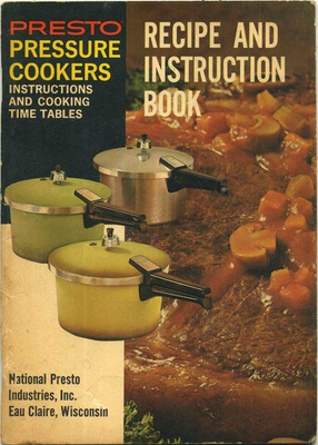 #ad PRESTO PRESSURE COOKERS INSTRUCTION AND COOKING TIME AND TABLES RECIPE AND... $48.74