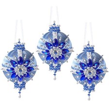 Herrschners  Cerulean Burst Ornament Kit