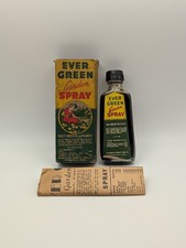 Antique Evergreen Garden Spray Minneapolis Minn Complete In Box Amber Glass Full